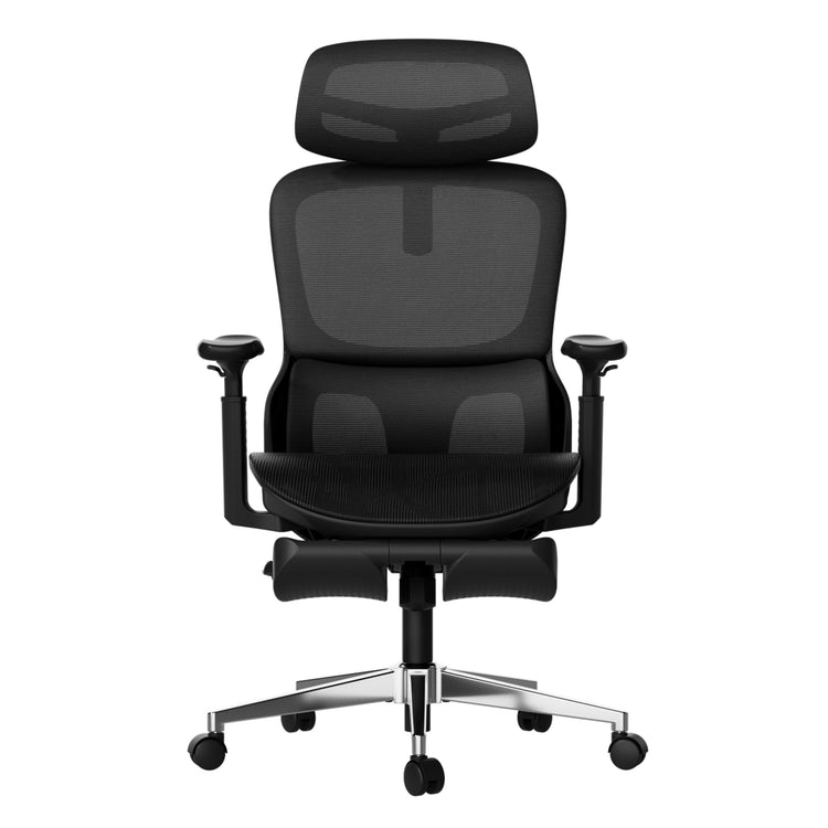 Hbada P2 Office Chair, Desk Chair with footrest black front