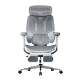HBADA E3 Pro Ergonomic Office Chair with Footrest-grey