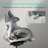 Hbada E2 Pro Ergonomic Office Chair without Footrest white control adjustment